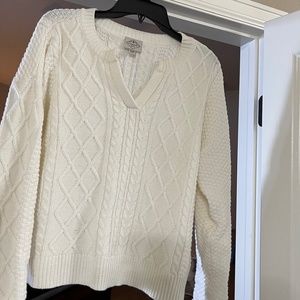Cream sweater